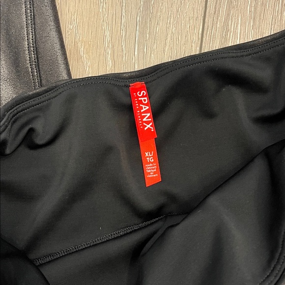 Spanx Moto Faux Leather Leggings - Picture 4 of 7